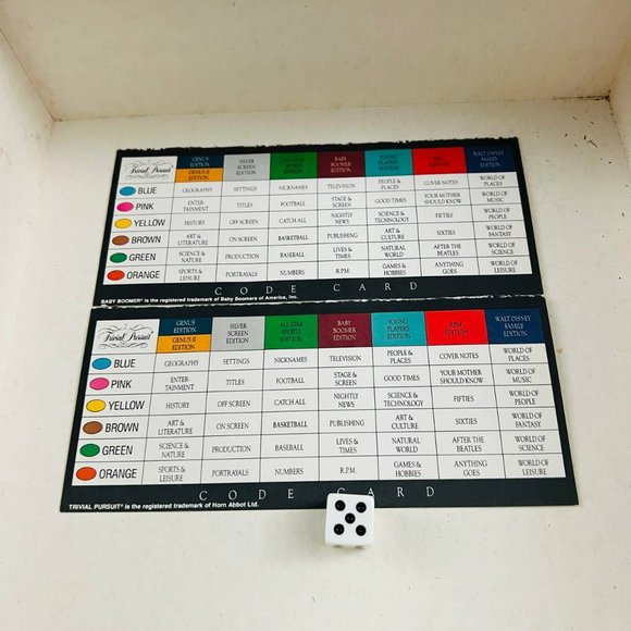 Vintage Trivial Pursuit Magic of Disney Family Edition 1986 Board Game - Picture 6 of 11